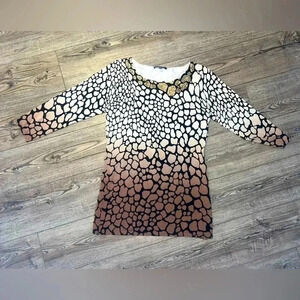 Adrienne Vittadini silk blend dress